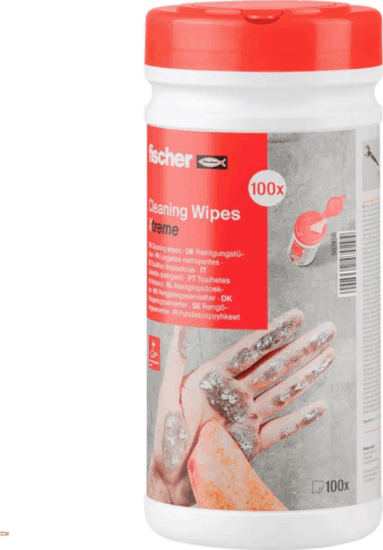 Fischer Xtreme Tisztítókendő (100db/csomag)