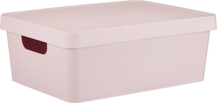 Iris G-641 VINTO Műanyag tárolódoboz tetővel 11L - Rózsaszín Iris G-641 VINTO Műanyag tárolódoboz tetővel 11L - Rózsaszín