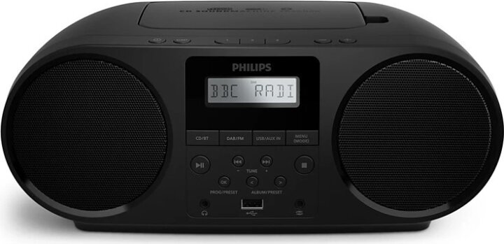 Philips TAZ6000/10 CD-lejátszós DAB+/FM Rádió - Fekete