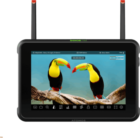 Atomos Shinobi 7RX Akciókamera Monitor 7" FullHD - Fekete