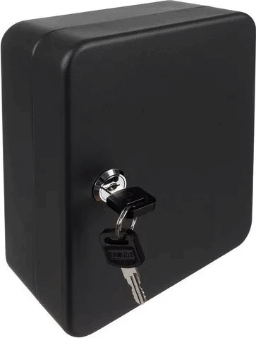 Malatec 22631 Kulcszáras 30 kulcsos Kulcstartó doboz bilétákkal - Fekete