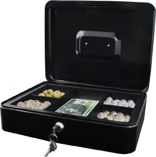 Malatec 1216 Kulcsos pénzkazetta 30 × 24 × 9 cm - Fekete Malatec 1216 Kulcsos pénzkazetta 30 × 24 × 9 cm - Fekete