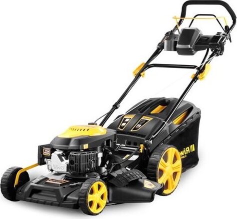 Riwall RPM 5135 E Önjáró benzines fűnyíró - Fekete / Sárga