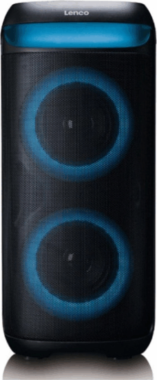 Lenco PA-210BK Bluetooth RGB Party Hangszóró 100W - Fekete Lenco PA-210BK Bluetooth RGB Party Hangszóró 100W - Fekete