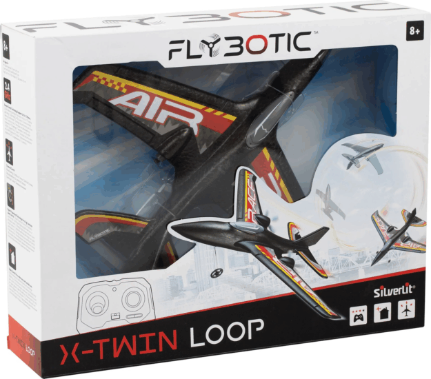 Silverlit X-Twin Loop távirányítós repülő 29 cm - Fekete