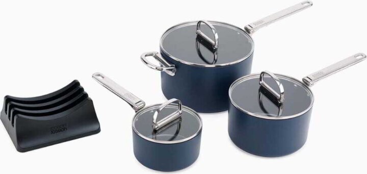 Joseph Joseph Space Fold. Handle Alumínium Edénykészlet - Kék (3 részes)