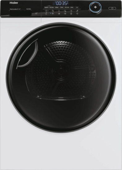 Haier HD80-A3959-S Hőszivattyús Szárítógép 8kg 176kWh - Fehér