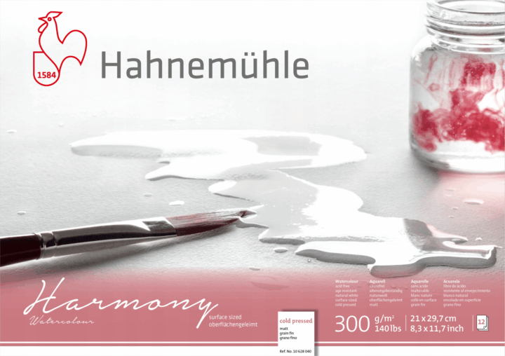 Hahnemühle Harmony 12 lapos A4 Akvarell Vázlatfüzet