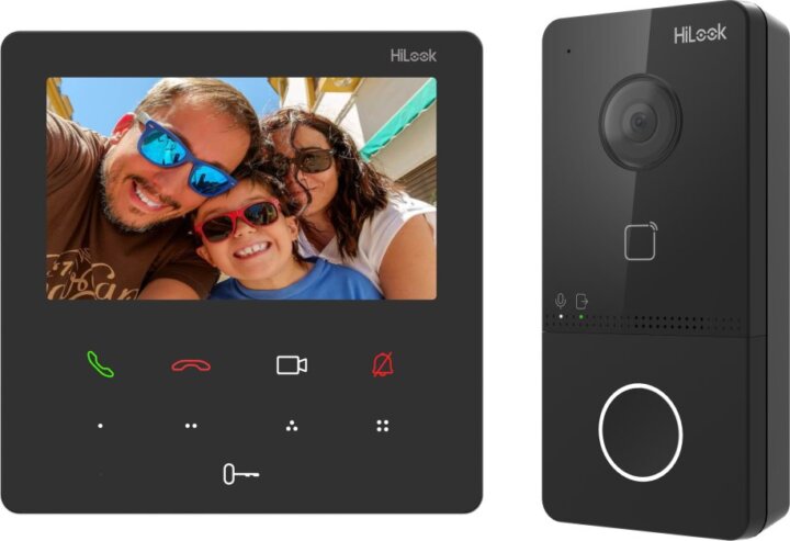 Hikvision HiLook VI-K46P IP Okos ajtócsengő kaputelefon FullHD kamerával - Fekete
