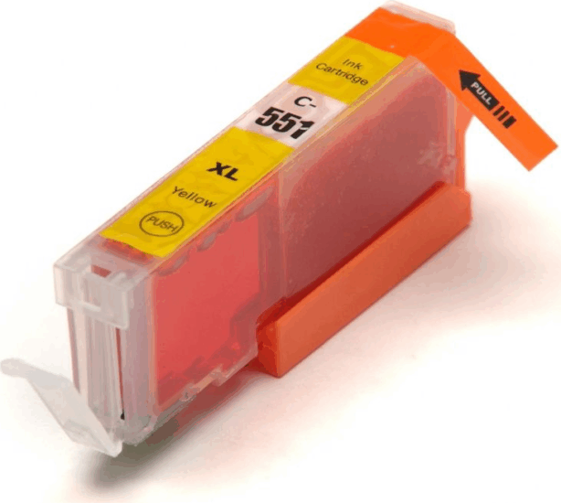 KMP (Canon CLI-551 Y XL) 6446B001 Utángyártott Toner - Sárga