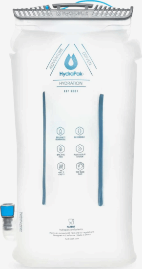 HydraPak Contour Ivózsák 2 liter - Fekete