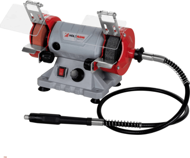 Holzmann DSM75SET_230V Elektromos Mini Kettős köszörűgép Ø 200mm 120 Watt