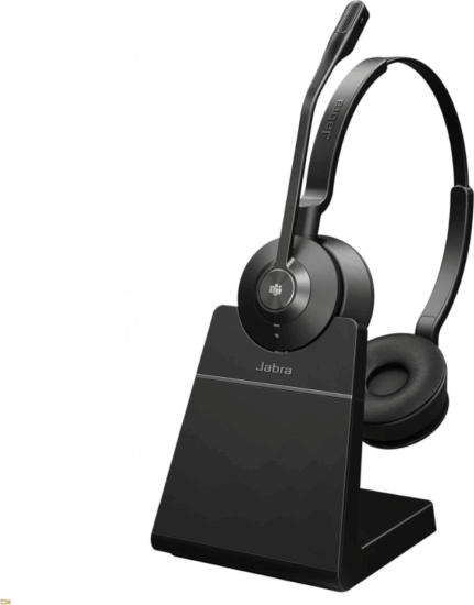 Jabra Engage 55 SE Wireless Call Center Sztereo Félolldali Headset + Töltőállvány - Fekete Jabra Engage 55 SE Wireless Call Center Sztereo Félolldali Headset + Töltőállvány - Fekete