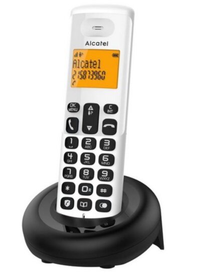 Alcatel E160 Wireless Dect Asztali Telefon - Fehér