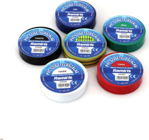 Ramiris SZIG_0131920_ZS_S Szigetelőszalag - Zöld/Sárga (20m)