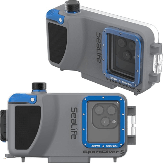 SeaLife SL408 SportDiver S Víz alatti búvár tok Okostelefonhoz - Szürke/Kék SeaLife SL408 SportDiver S Víz alatti búvár tok Okostelefonhoz - Szürke/Kék