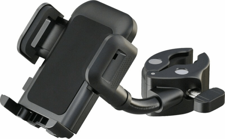 K&M 19761 Mobiltelefon Fejtámla Autós Tartó - Fekete