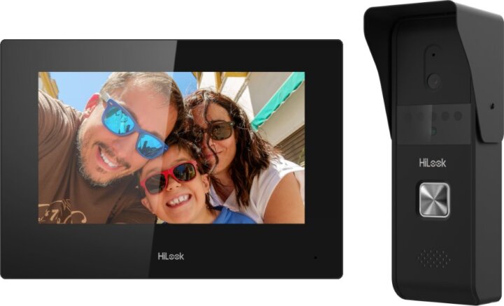 Hikvision HiLook VI-K23P IP okos ajtócsengő kaputelefon FullHD kamerával - Fekete