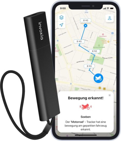 Invoxia 99953 GPS Tracker Pro nyomkövető Éves előfizetéssel GPS Trackerrel