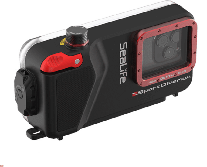 SeaLife SL405 SportDiver Ultra Víz alatti búvár tok Okostelefonhoz - Fekete/Piros SeaLife SL405 SportDiver Ultra Víz alatti búvár tok Okostelefonhoz - Fekete/Piros
