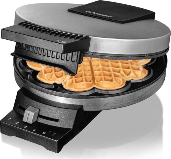 Cloer 189 Elektromos gofrisütő 930W - Inox Cloer 189 Elektromos gofrisütő 930W - Inox