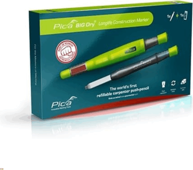 Pica 6095 BIG-Dry Marker 2,8-3mm (1db) + utántöltő hegy (12db) - Vegyes színek