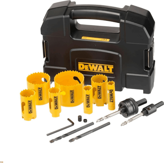 DeWalt DT90354-QZ Lyukfűrész készlet 16-64mm (11db/csomag) DeWalt DT90354-QZ Lyukfűrész készlet 16-64mm (11db/csomag)