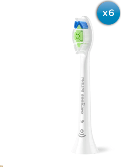 Philips HX6066/87 Sonicare W2 Elektromos fogkefe Pótfej - Fehér (6db)