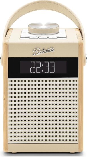 Roberts Radio Rambler Midi Hordozható DAB+ FM Asztali Rádió - Pasztellkrém