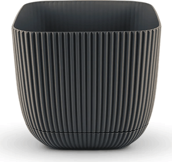 IRIS G-381 Négyszögletes Virágcserép 0.27L 82x82x71mm - Anctracit