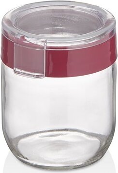 Iris HN-1384 Amor Üveg Fűszertartó 425ml - Kék / Zöld / Szilva / Szürke (1db)