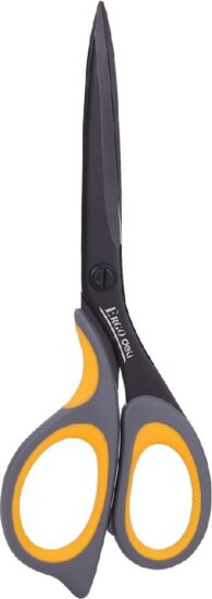 Deli Ergo Rozsdamentes acél olló 21cm - Fekete