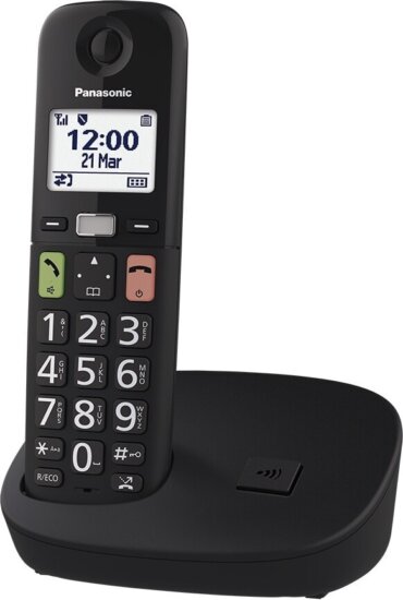 Panasonic KX-TGU110FXB Wireless DECT Asztali telefon - Fekete Panasonic KX-TGU110FXB Wireless DECT Asztali telefon - Fekete