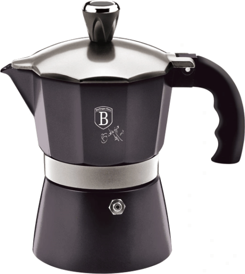 Berlinger Haus BH/8551N Carbon Pro 3 Személyes Kotyogós Kávéfőző - Sötétszürke