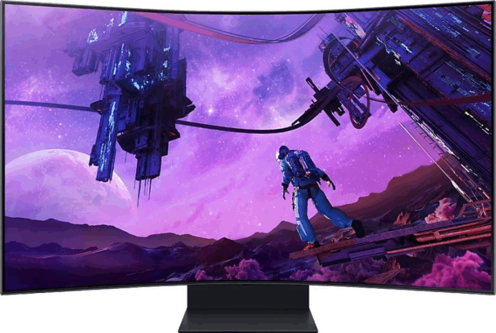 Samsung 55" Odyssey Ark S55CG970NU 16:9 4K VA Ívelt Gaming Monitor - Fekete