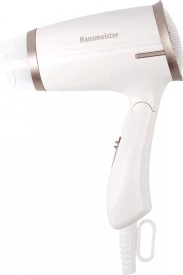 Hausmeister HM2002 Összecsukható Hajszárító 1400W - Fehér
