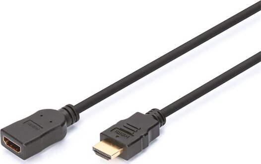 DIGITUS High Speed HDMI 1.4 UHD 4K 30Hz Hosszabbító Kábel 2m - Fekete