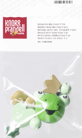 Knorr Prandell Frog fa gyöngy csomag (9 db/csomag)