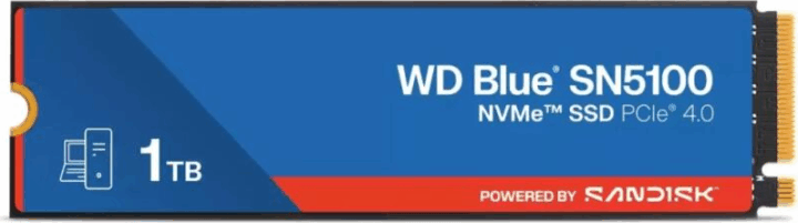Western Digital 1TB WDS100T5B0E SN5100 PCIe M.2 2280 SSD Western Digital 1TB WDS100T5B0E SN5100 PCIe M.2 2280 SSD