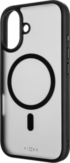 FIXED MagMisty iPhone 17 Hátlapvédő Tok - Fekete / Átlátszó