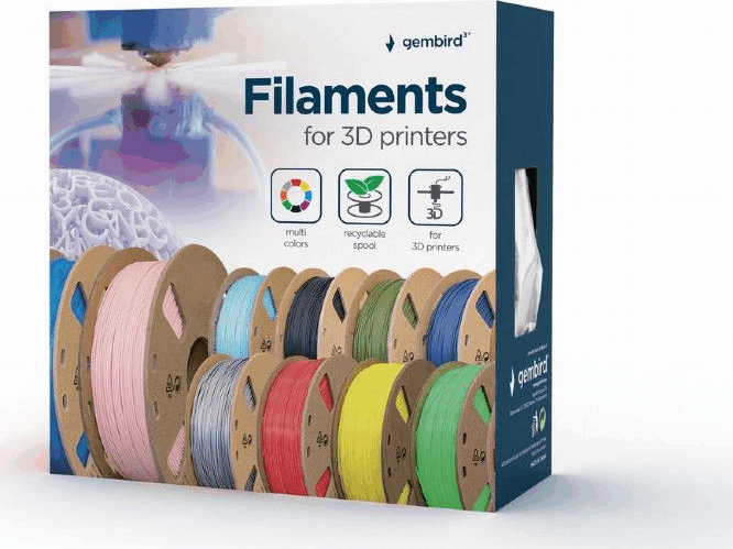 Gembird 3DP-PLA1.75GE-01-R Filament PLA 1.75mm 200g - Piros