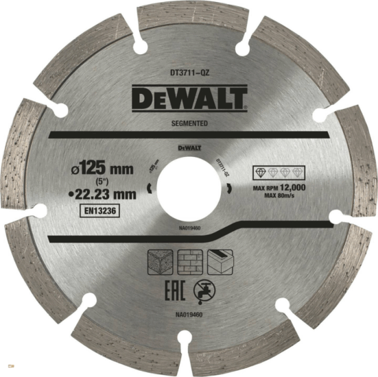 DeWalt DT3711-QZ Gyémántvágó korong Ø125mm (1db / csomag)