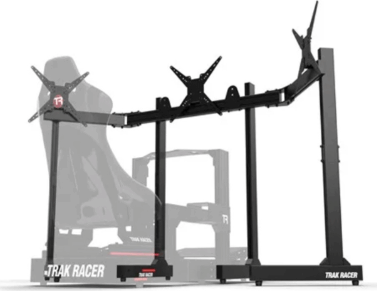 Trak Racer Szabadon Álló Tripla Monitortartó Állvány - Fekete