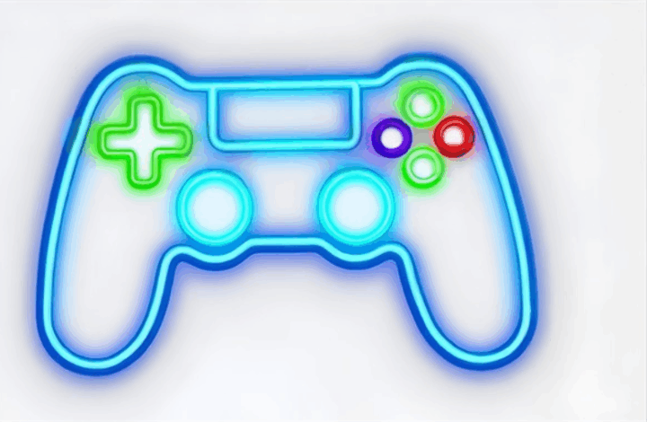 The G-Lab Neon Gamepad Fali LED Dekoráció