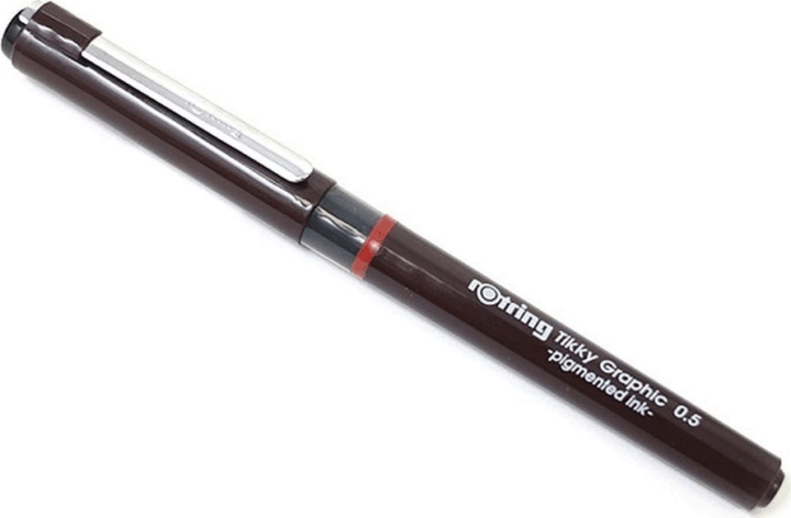 Rotring Tikky Graphic Tűfilc 0,5mm - Fekete