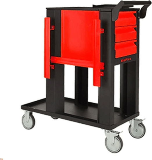 Stalflex WT-3D-TIG-R 3 fiókos Műhelykocsi - Piros/Fekete