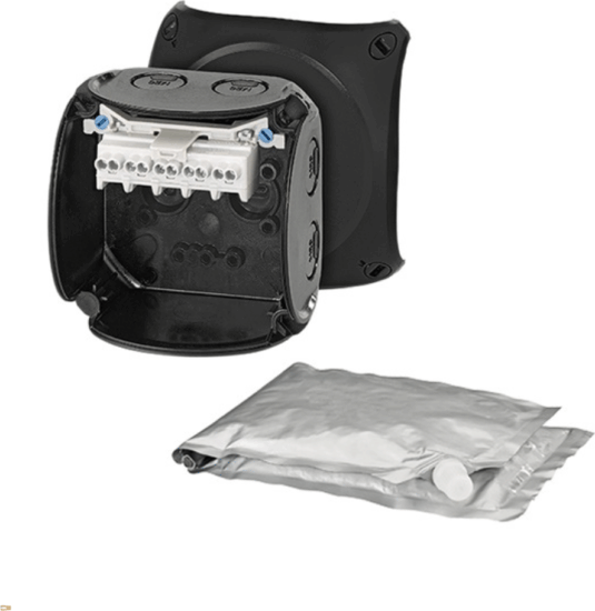 Hensel WP 0202 B Vízálló kábelösszekötő doboz kiöntőmasszával - Fekete Hensel WP 0202 B Vízálló kábelösszekötő doboz kiöntőmasszával - Fekete