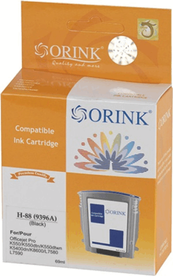 Orink (HP C9396AE HPO88BK) Utángyártott Tintapatron - Fekete Orink (HP C9396AE HPO88BK) Utángyártott Tintapatron - Fekete