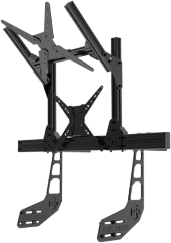 Trak Racer MS-CM-DL2 Cockpitre Szerelhető Dupla Szimulátor Monitortartó Állvány - Fekete