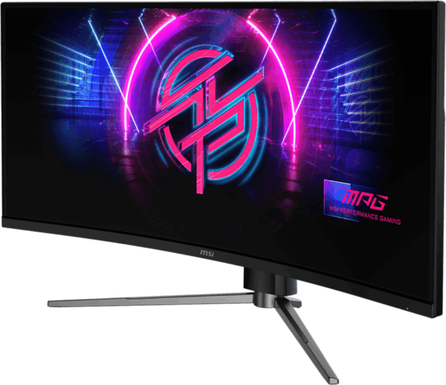 MSI 34" 346CQRF X24 21:9 UWQHD Rapid VA Ívelt Gaming Monitor - Fekete